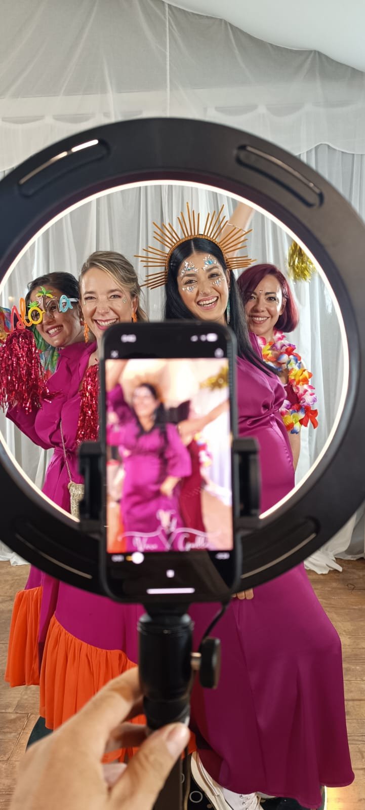 Plataforma 360º con atrezzo y complementos