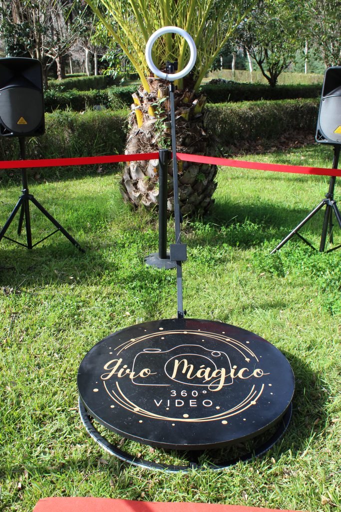 Plataforma 360º video boda jardín